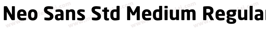 Neo Sans Std Medium Regular字体转换